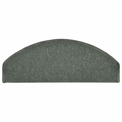 Stufenmatten 30 Stk. 65x24x4 cm Dunkelgrün Halbrund Groß