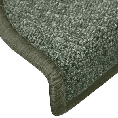 Stufenmatten 30 Stk. 65x24x4 cm Dunkelgrün Halbrund Groß