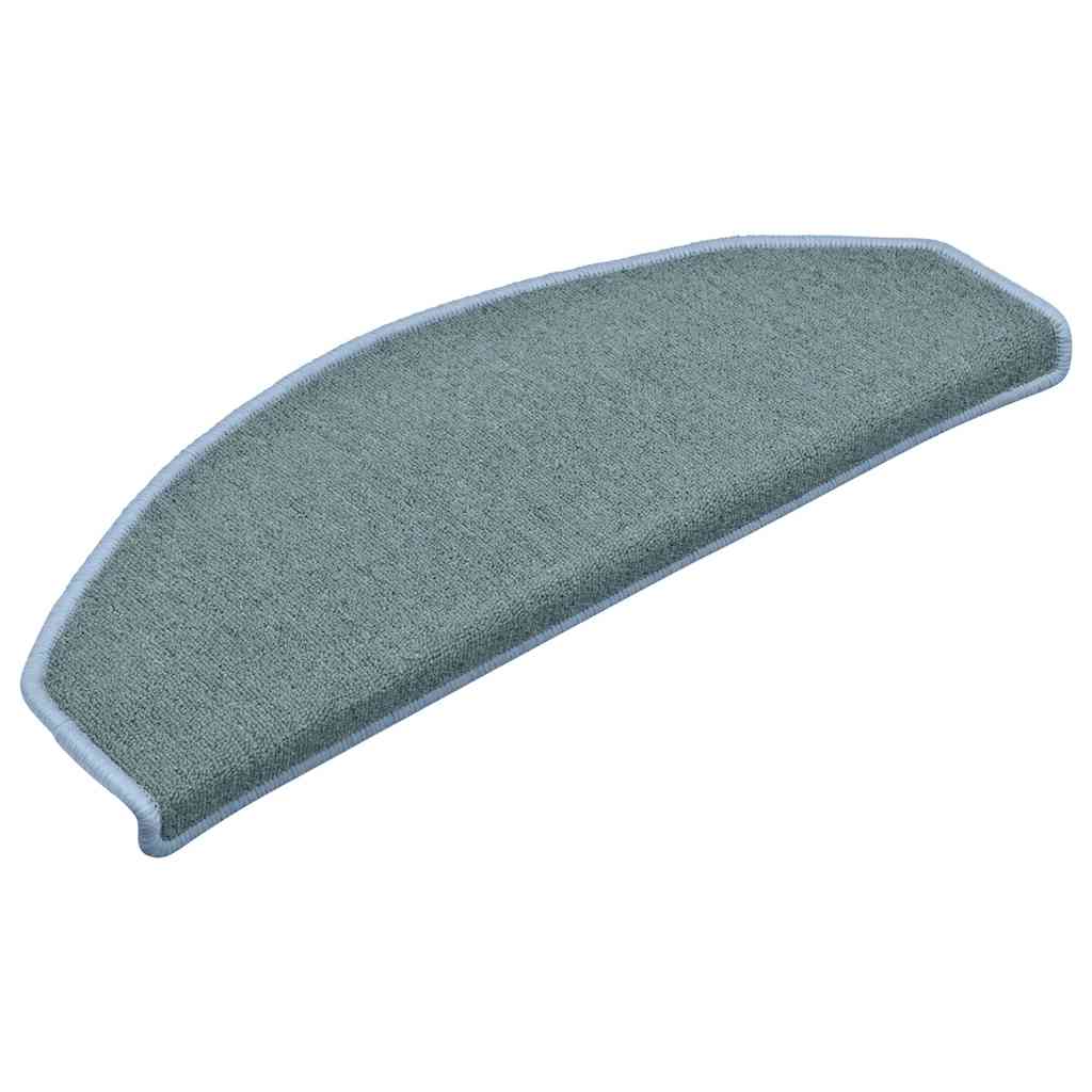 Stufenmatten 30 Stk. 65x24x4 cm Meeresblau Halbrund Groß
