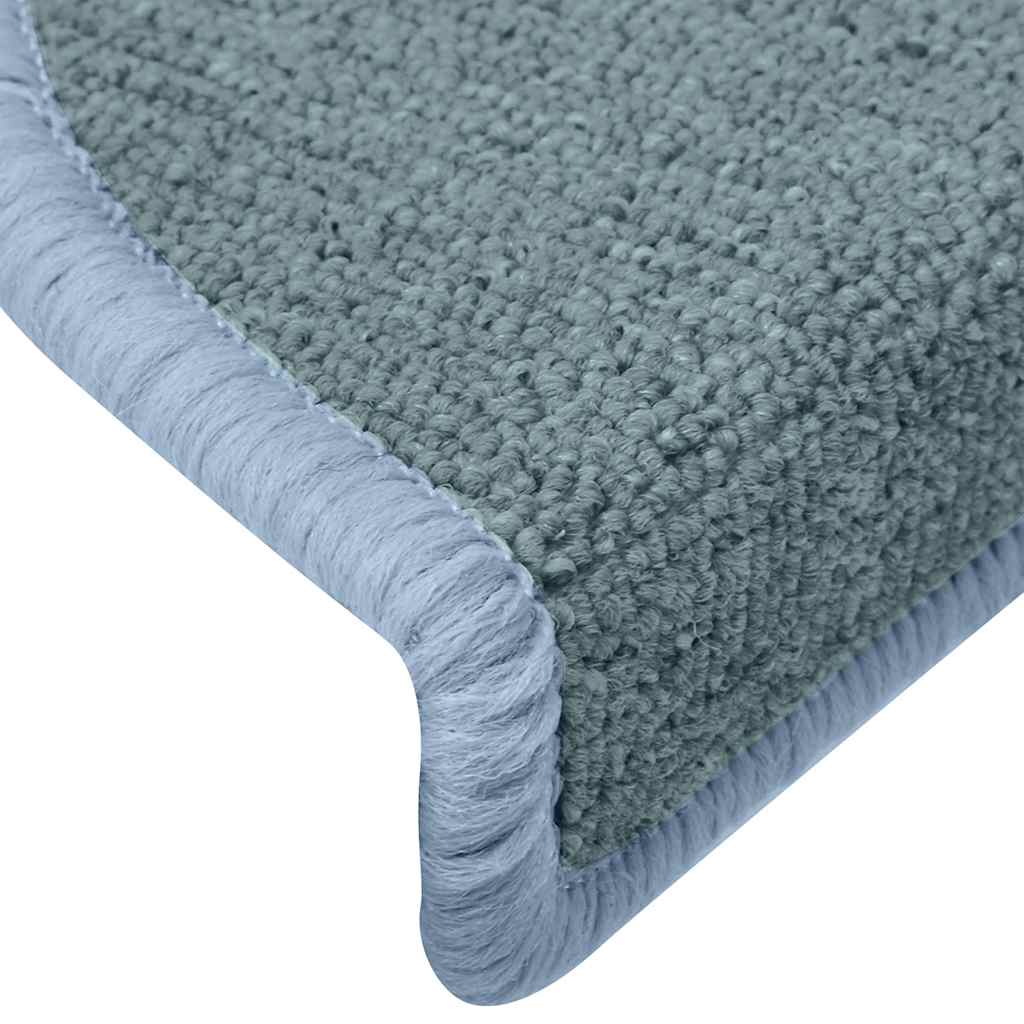 Stufenmatten 30 Stk. 65x24x4 cm Meeresblau Halbrund Groß