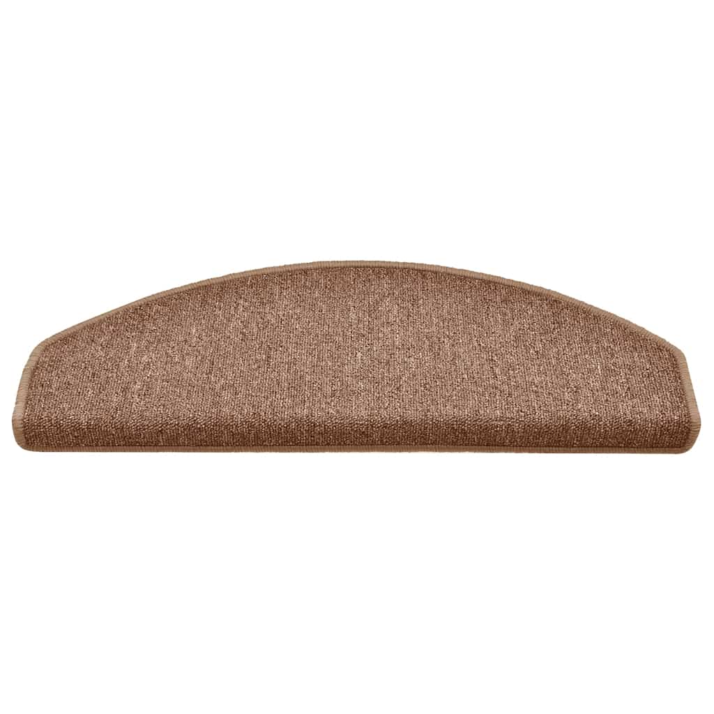 Stufenmatten 30 Stk. 65x24x4 cm Braun Halbrund Groß