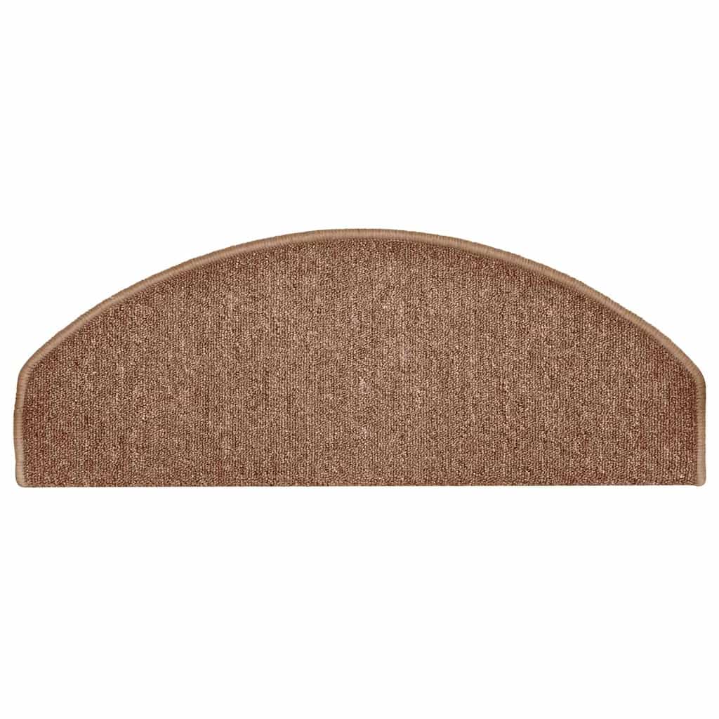 Stufenmatten 30 Stk. 65x24x4 cm Braun Halbrund Groß