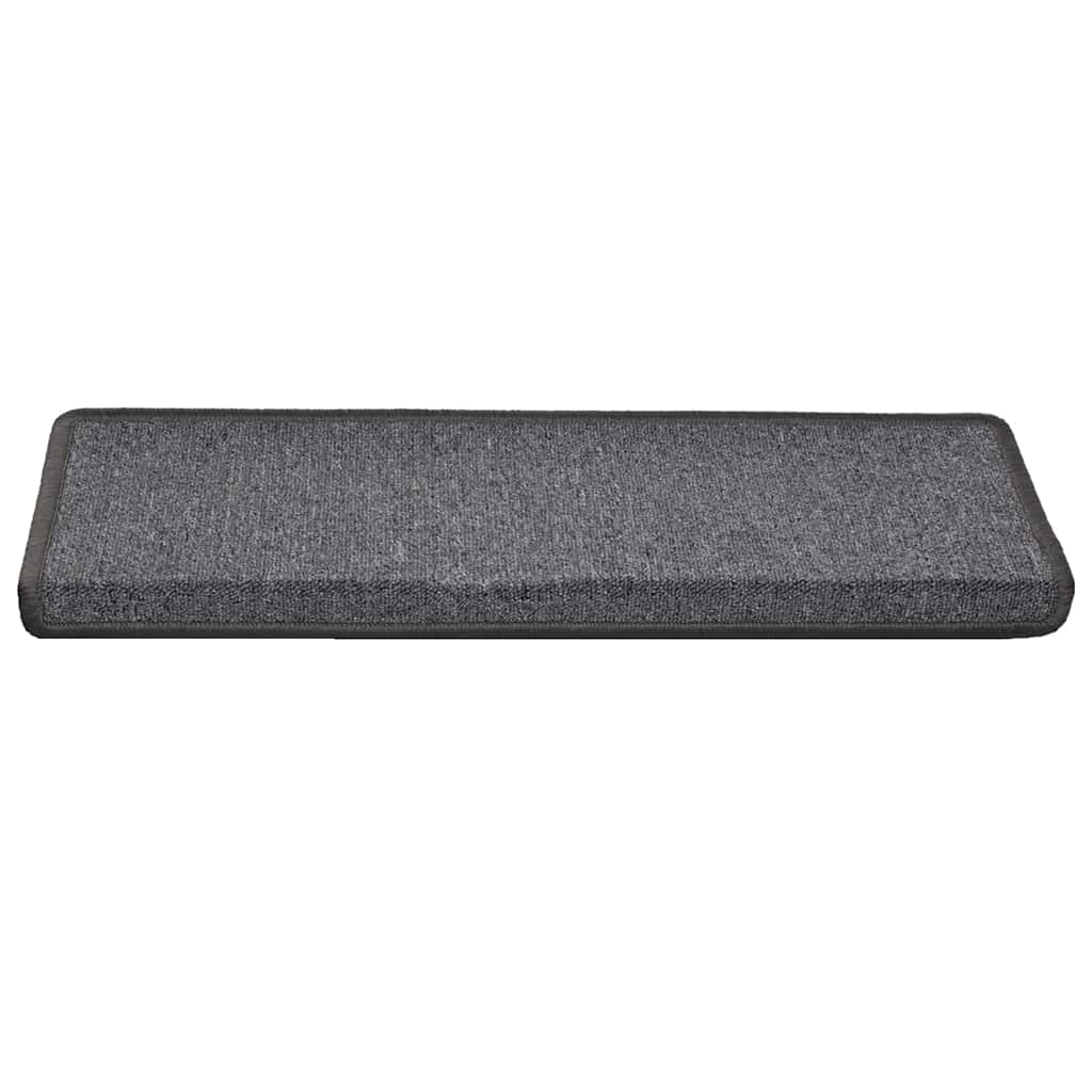 Stufenmatten 30 Stk. 65x21x4 cm Dunkelgrau Rechteckiger Rand
