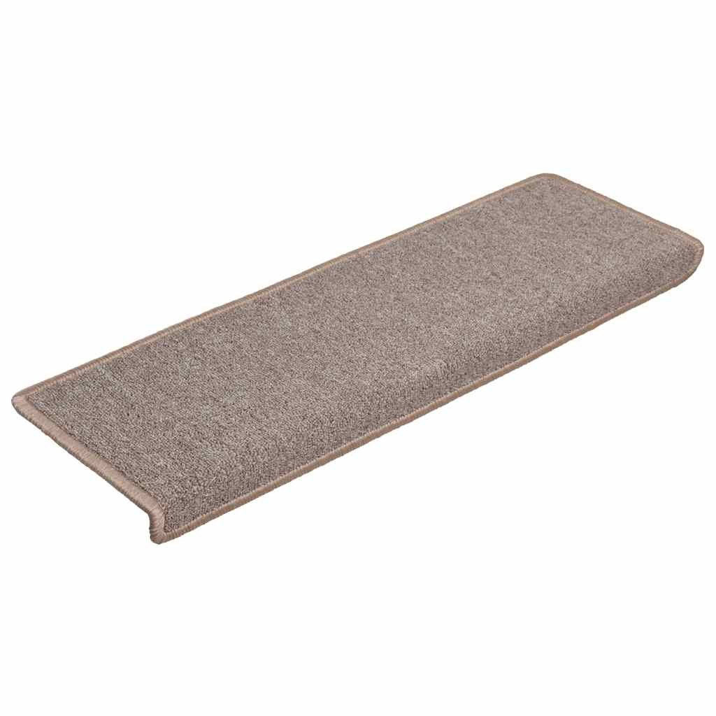 Stufenmatten 30 Stk. 65x21x4 cm Hellbraun Rechteckiger Rand