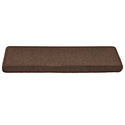 Stufenmatten 30 Stk. 65x21x4 cm Kaffeebraun Rechteckiger Rand
