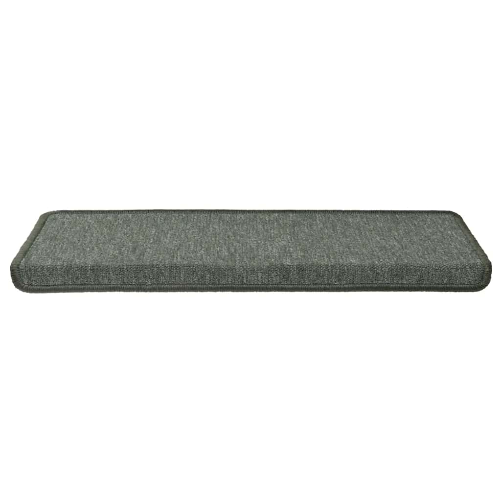 Stufenmatten 30 Stk. 65x21x4 cm Dunkelgrün Rechteckiger Rand