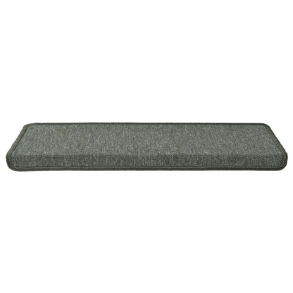Stufenmatten 30 Stk. 65x21x4 cm Dunkelgrün Rechteckiger Rand