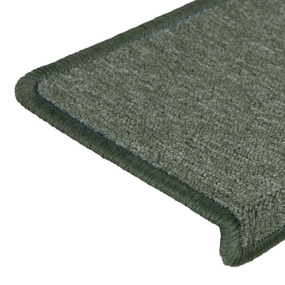 Stufenmatten 30 Stk. 65x21x4 cm Dunkelgrün Rechteckiger Rand