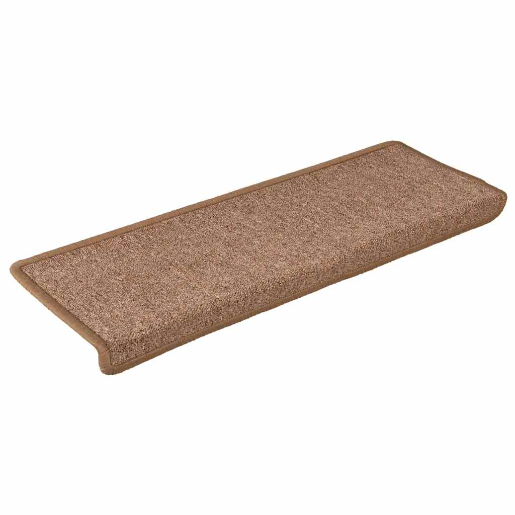 Stufenmatten 30 Stk. 65x21x4 cm Braun Rechteckiger Rand