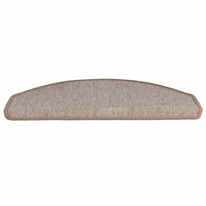 Stufenmatten 20 Stk. 65x24x4 cm Hellbraun Halbrund Groß