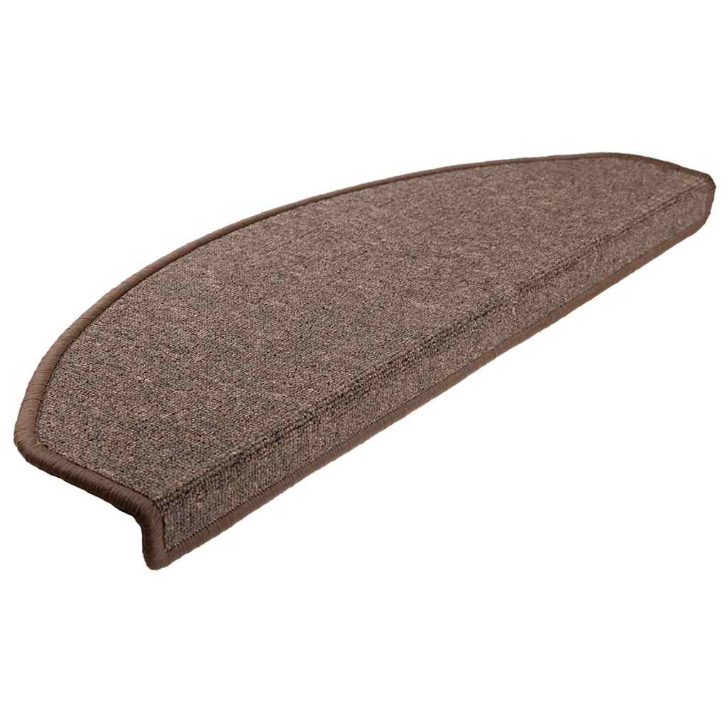 Stufenmatten 20 Stk. 65x24x4 cm Kaffeebraun Halbrund Groß