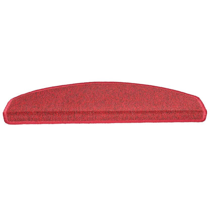 Stufenmatten 20 Stk. 65x24x4 cm Rot Halbrund Groß