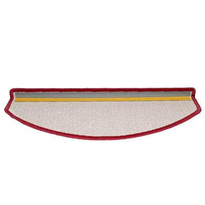 Stufenmatten 20 Stk. 65x24x4 cm Rot Halbrund Groß