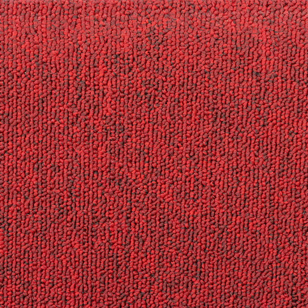 Tapis d'escalier 20 pièces Bordeaux rouge 65x24x4 cm
