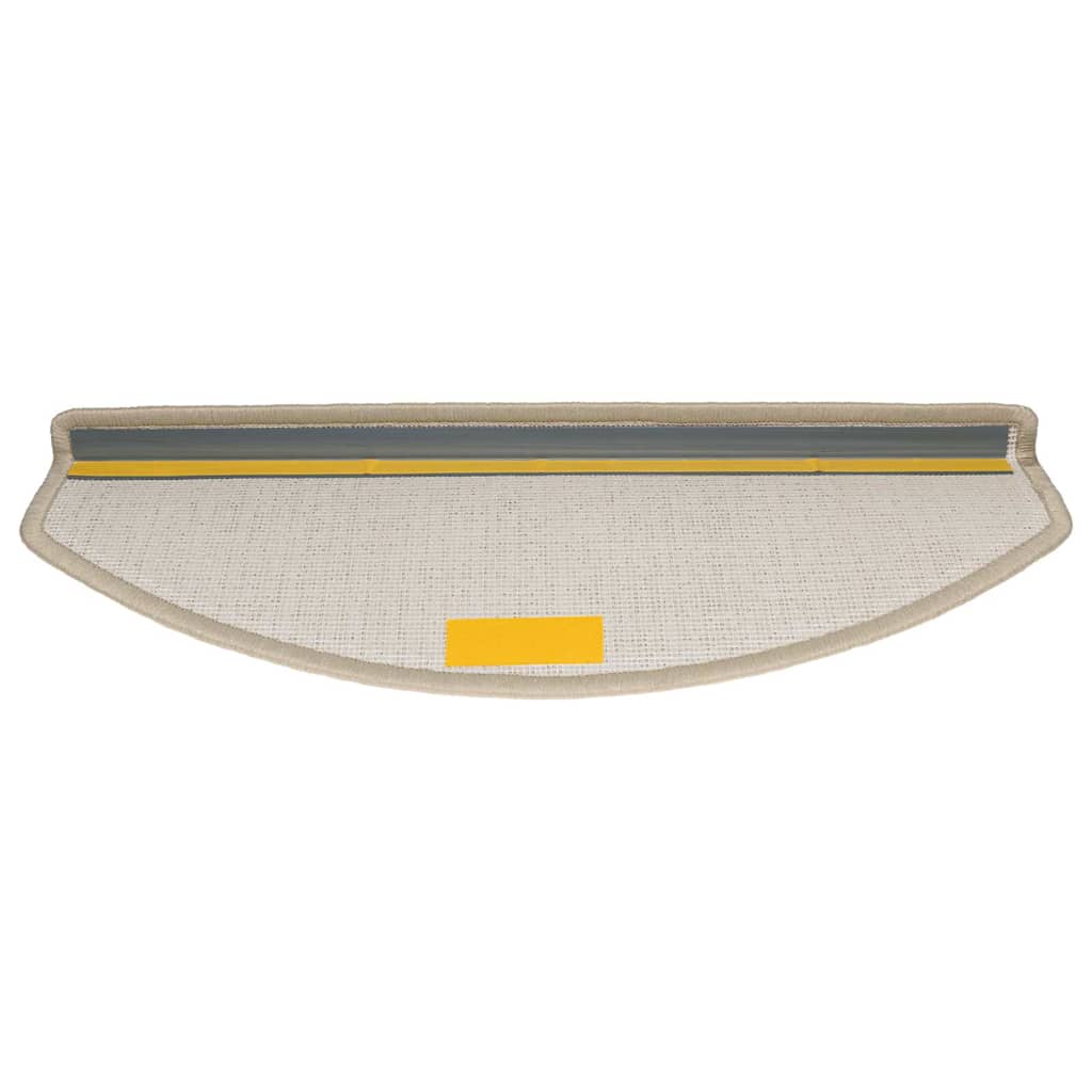 Stufenmatten 20 Stk. 65x24x4 cm Taupe Halbrund Groß