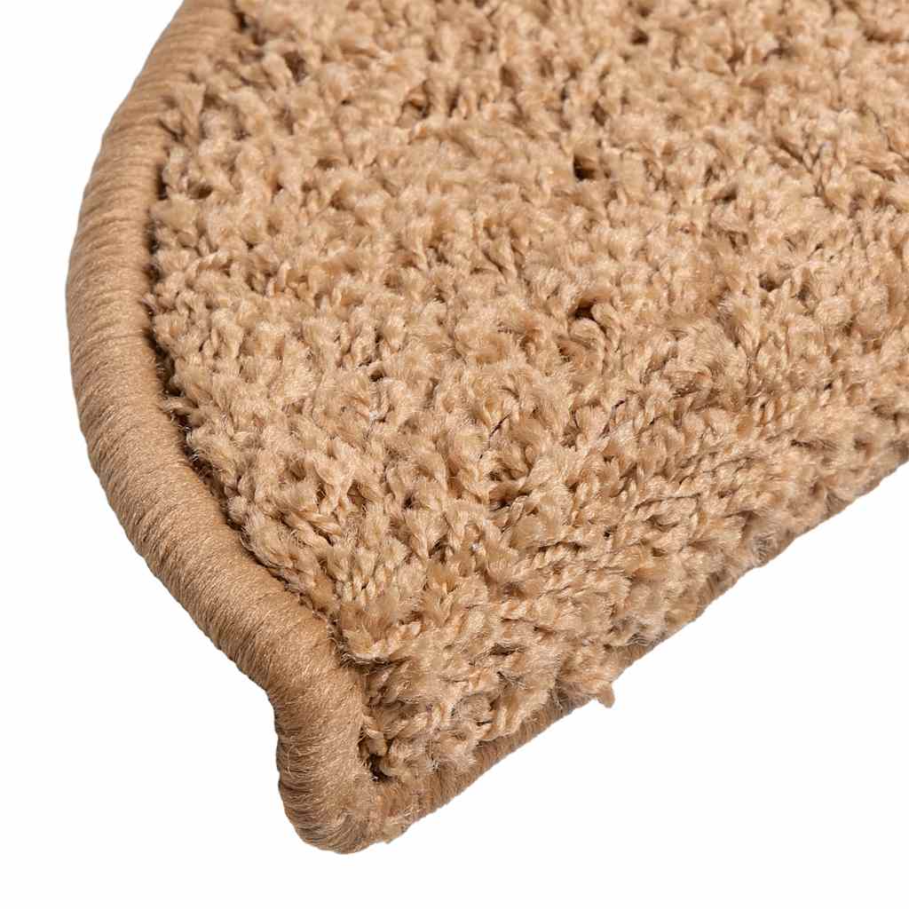 Stufenmatten 30 Stk. 56x17x3 cm Beige Halbrund