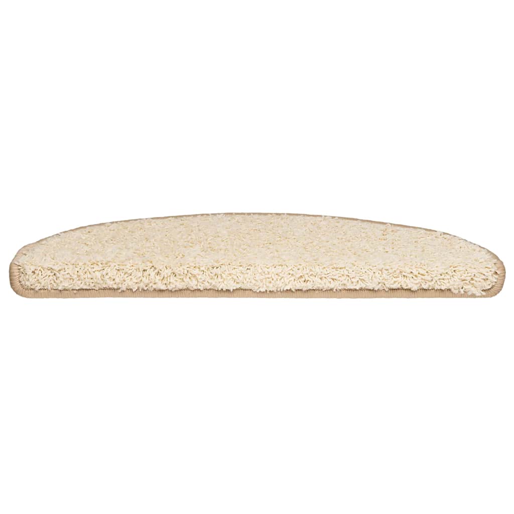Stufenmatten 30 Stk. 65x21x4 cm Creme Halbrund Groß