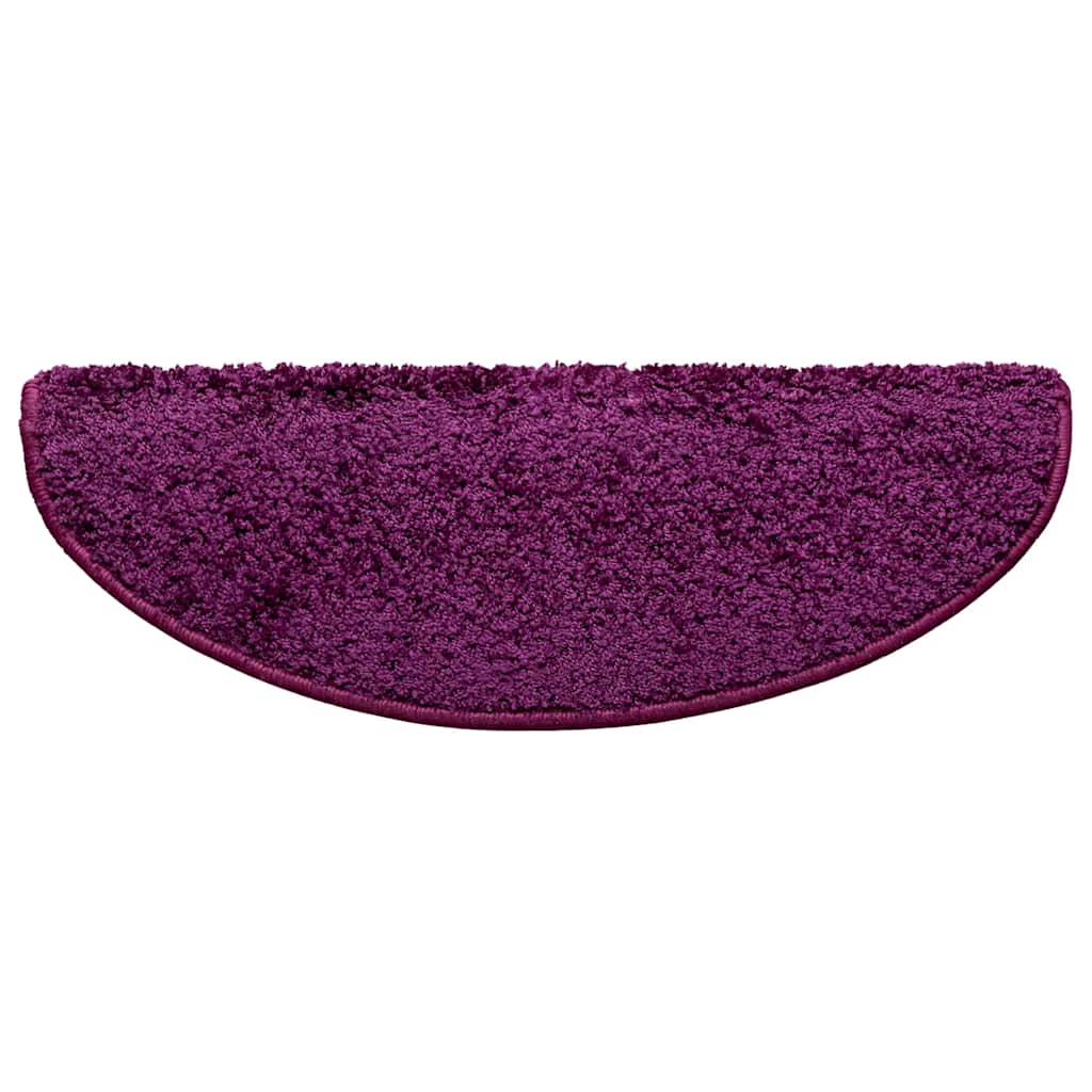 Stufenmatten 30 Stk. 65x21x4 cm Violett Halbrund Groß