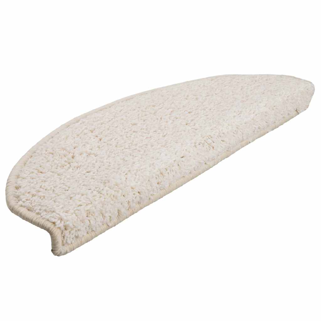 Stufenmatten 30 Stk. 65x21x4 cm Weiß Halbrund Groß