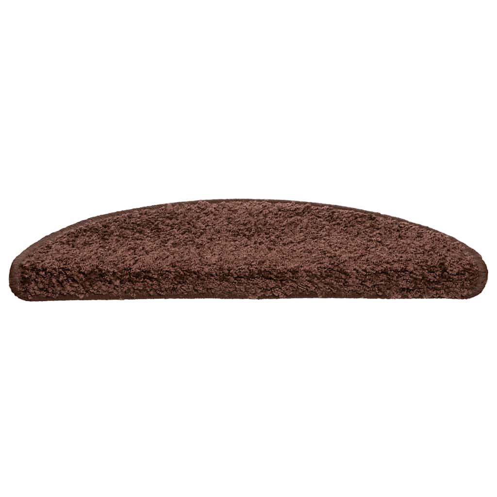 Stufenmatten 20 Stk. 56x17x3 cm Braun Halbrund
