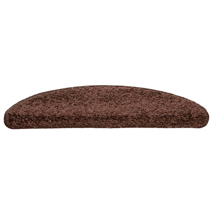 Stufenmatten 20 Stk. 56x17x3 cm Braun Halbrund