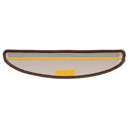 Stufenmatten 20 Stk. 56x17x3 cm Braun Halbrund