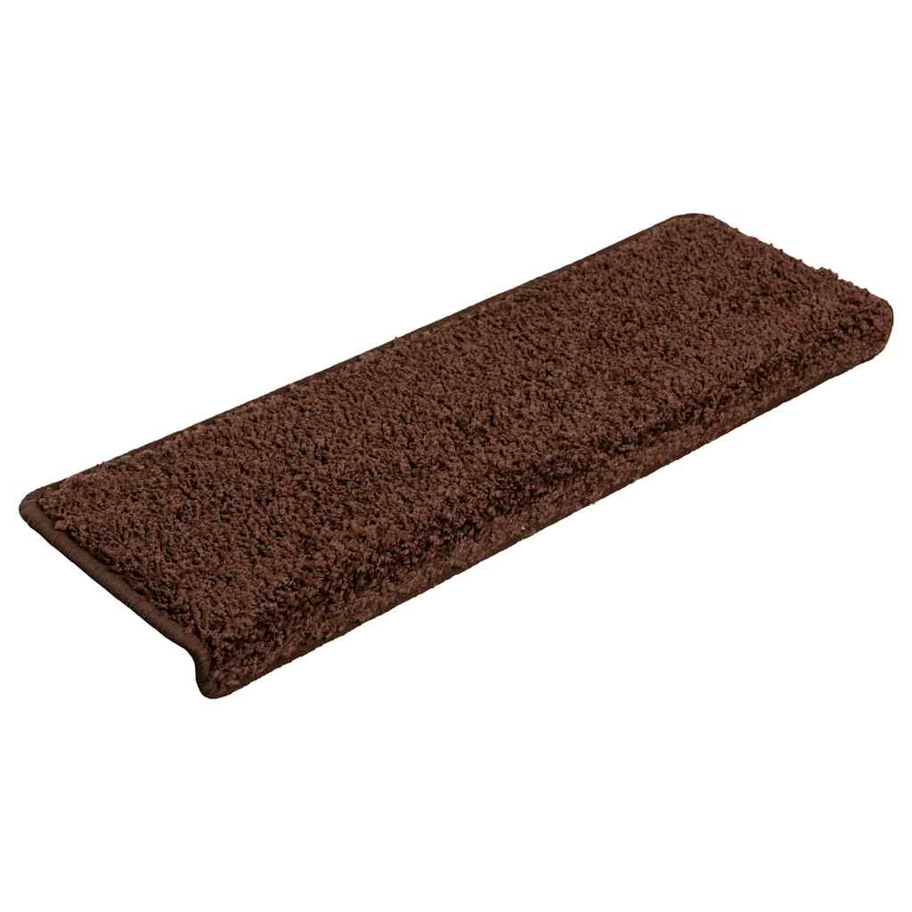 Stufenmatten 20 Stk. 65x21x4 cm Braun Rechteckiger Rand