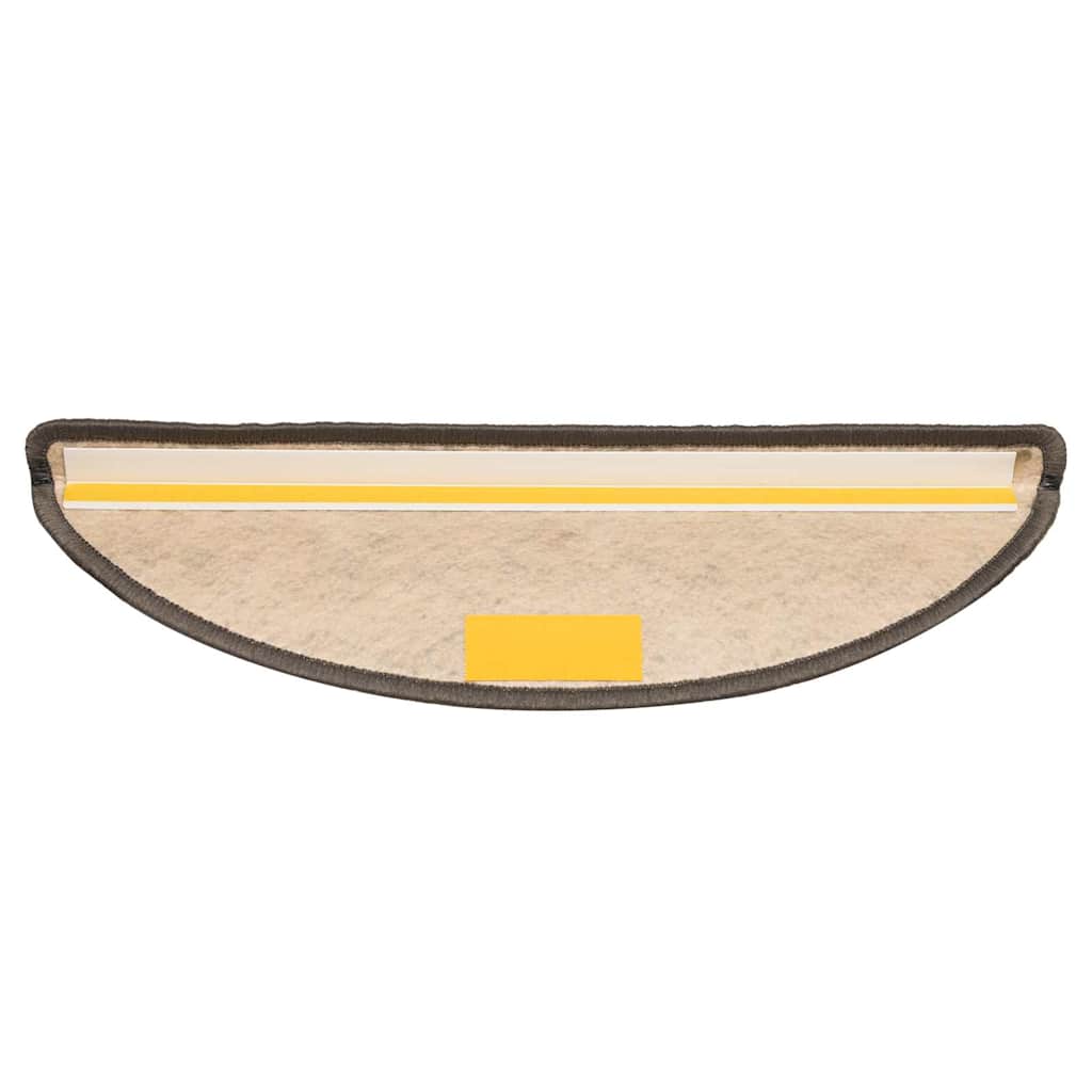 Stufenmatten Selbstklebend Sisal-Optik 30 Stk. 56x17x3 cm Grau-Beige