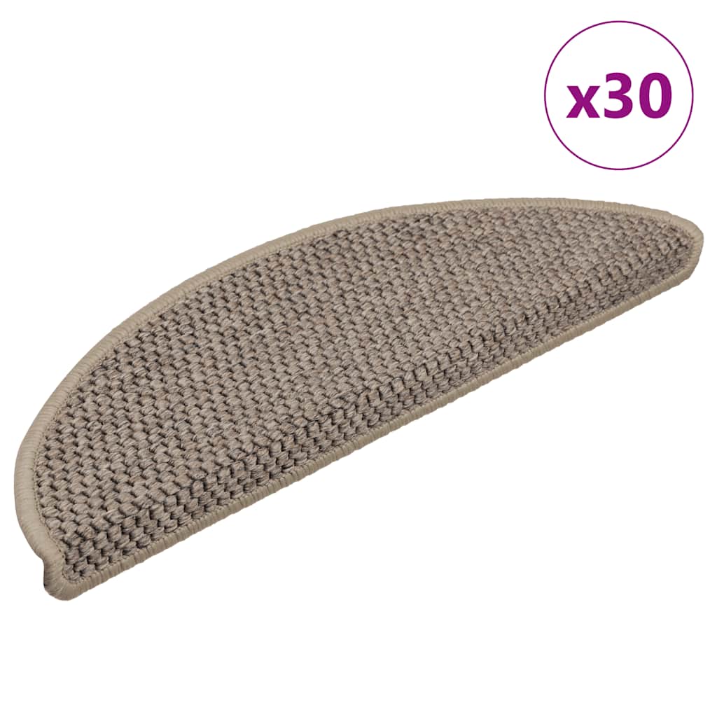 Stufenmatten Selbstklebend Sisal-Optik 30 Stk. 56x17x3 cm