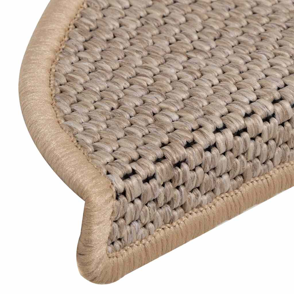 Stufenmatten Selbstklebend Sisal-Optik 30 Stk. 56x17x3 cm