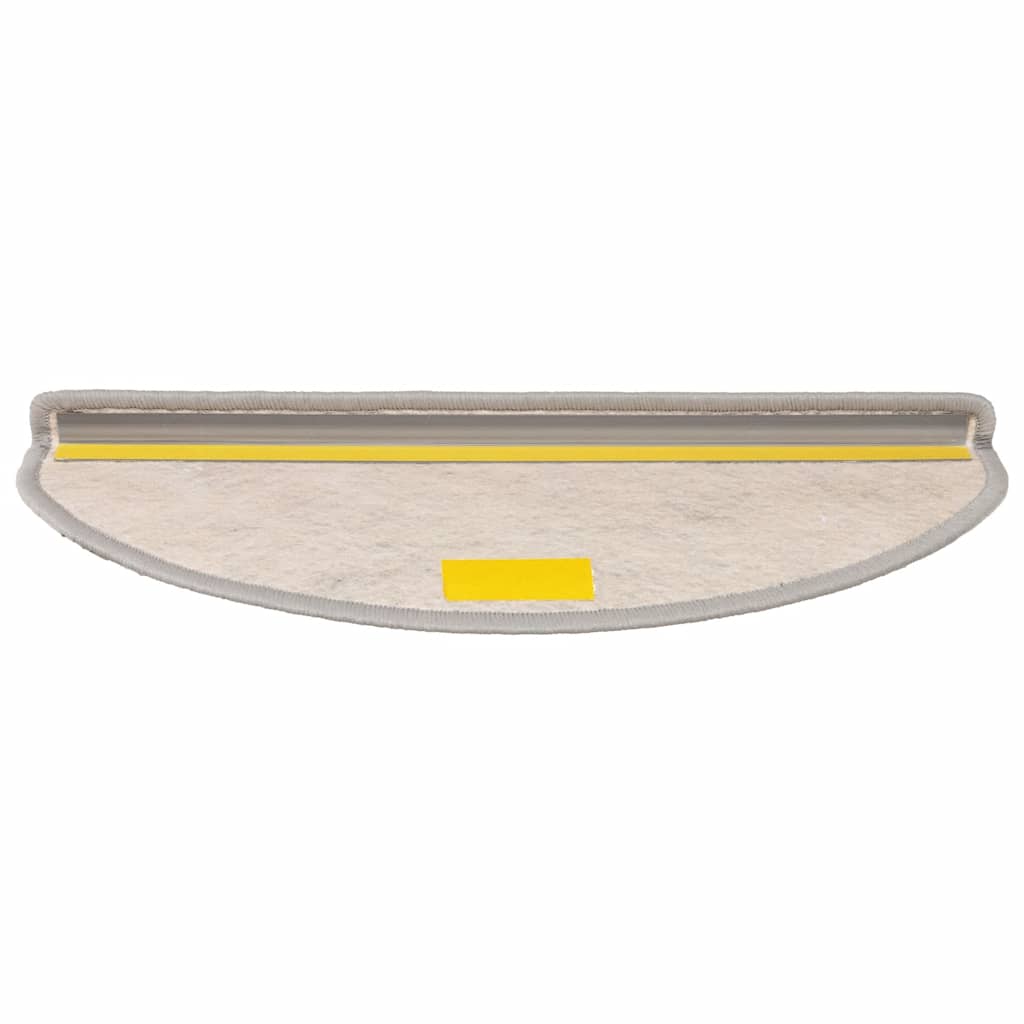 Stufenmatten Selbstklebend Sisal-Optik 30Stk. 65x21x4cm Silbern