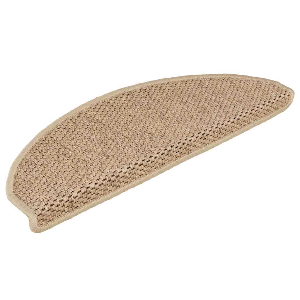 Stufenmatten Selbstklebend Sisal-Optik 30Stk. 65x21x4cm Sand