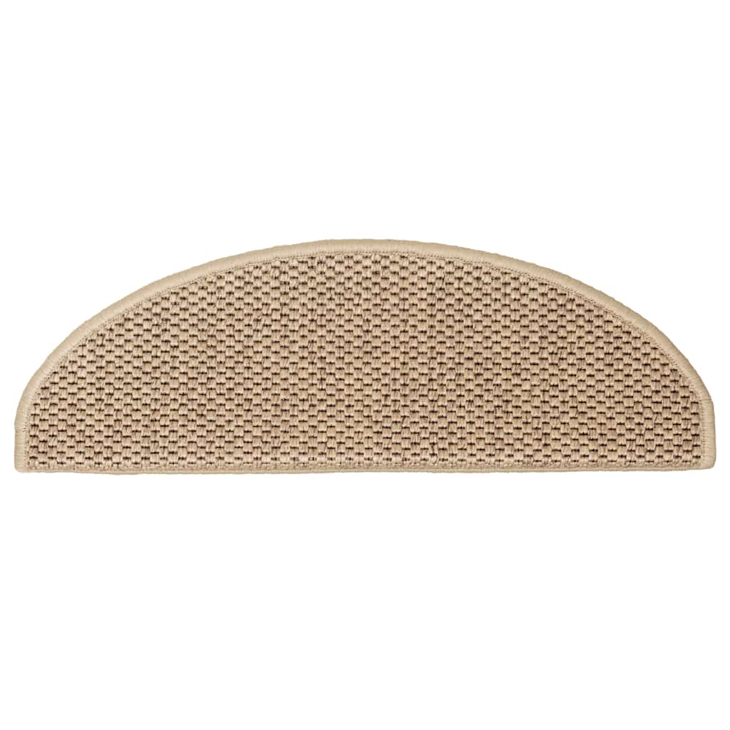 Stufenmatten Selbstklebend Sisal-Optik 30Stk. 65x21x4cm Sand