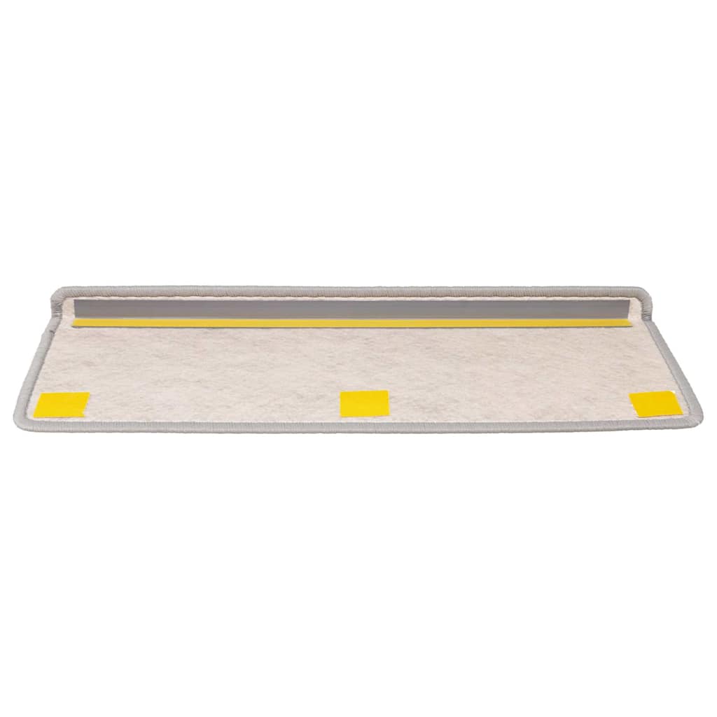 Stufenmatten Selbstklebend Sisal-Optik 30Stk. 65x21x4cm Platina