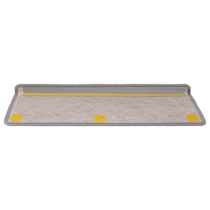 Stufenmatten Selbstklebend Sisal-Optik 30Stk. 65x21x4cm Silber