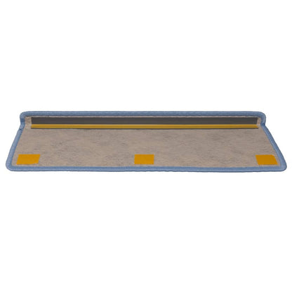 Stufenmatten Selbstklebend Sisal-Optik 30Stk. 65x21x4cm Blau