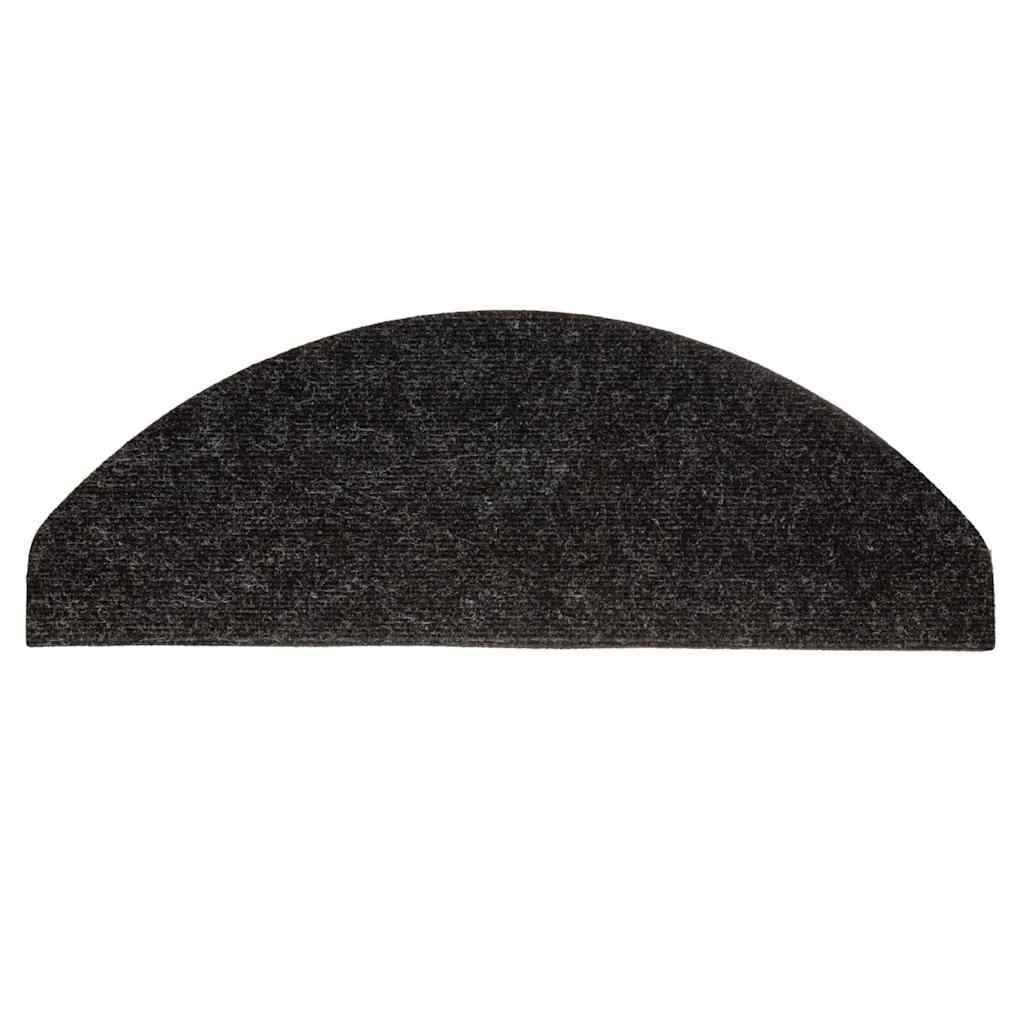 Stufenmatten Selbstklebend 30 Stk. Schwarz 56x17x3 cm