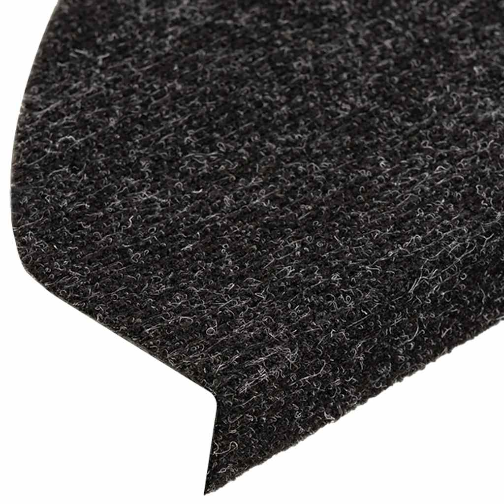 Stufenmatten Selbstklebend 30 Stk. Schwarz 56x17x3 cm