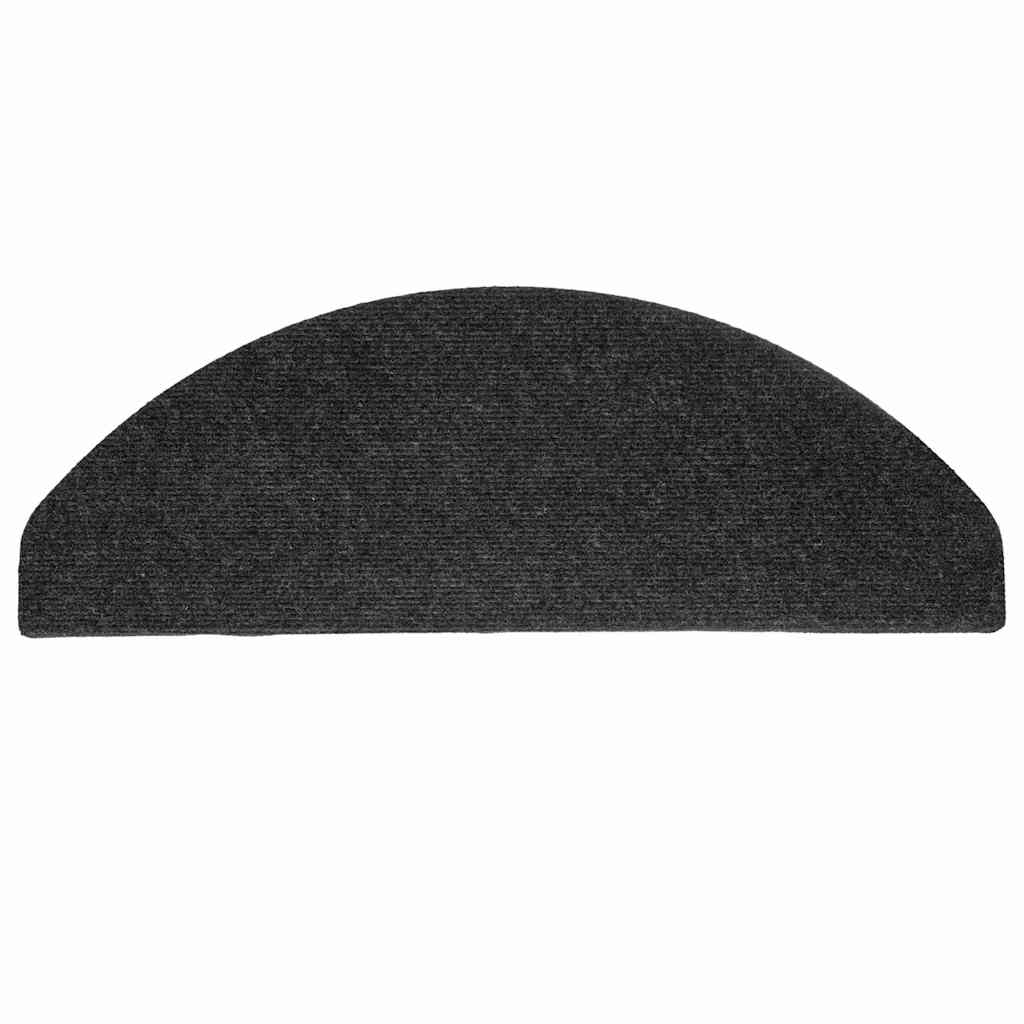 Stufenmatten Selbstklebend 20 Stk. Schwarz 65x22,5x3,5 cm