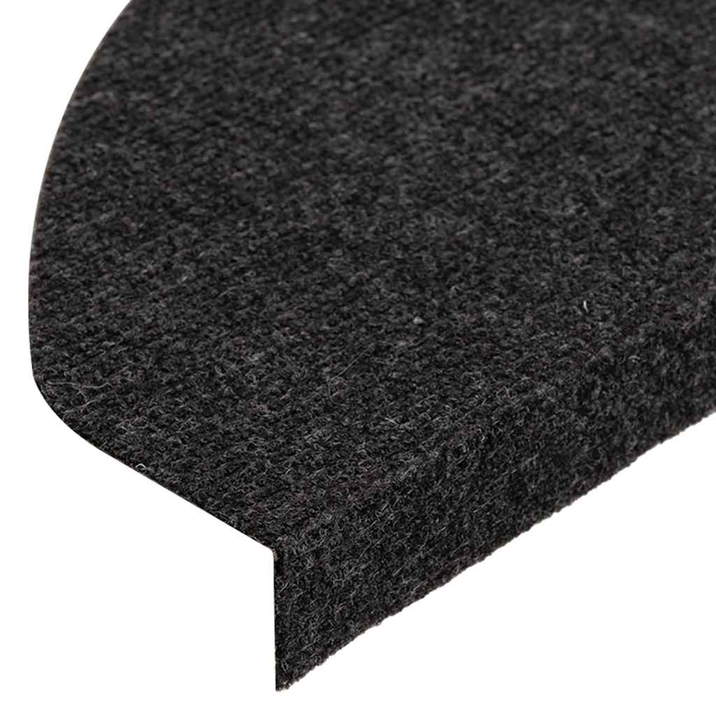 Stufenmatten Selbstklebend 30 Stk. Schwarz 65x22,5x3,5 cm
