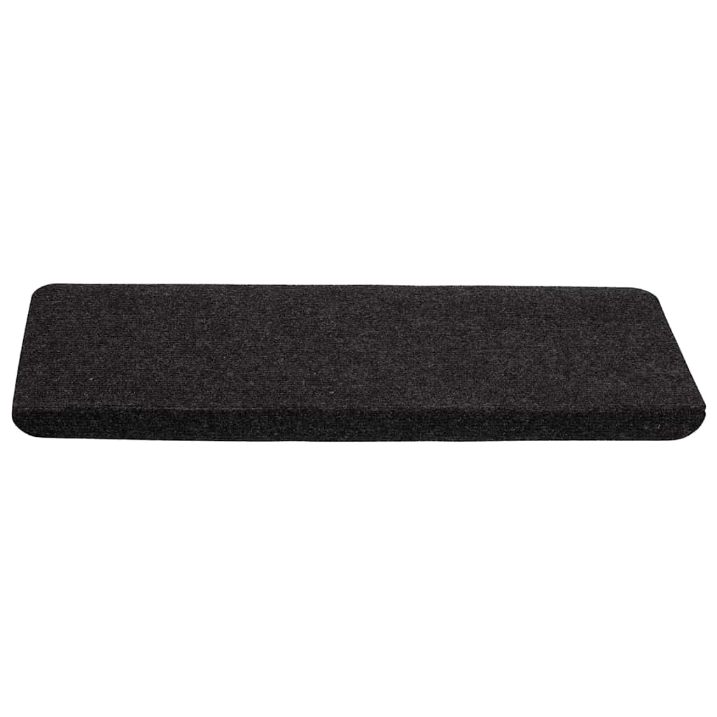 Stufenmatten Selbstklebend 30 Stk. Schwarz 65x24,5x3,5 cm