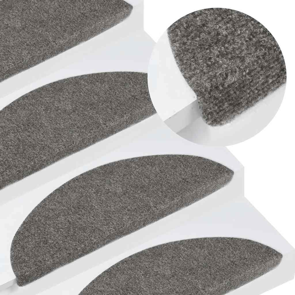 Stufenmatten Selbstklebend 20 Stk. Grau 56x17x3 cm