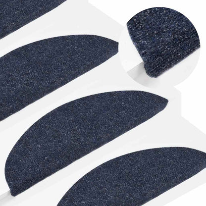 Stufenmatten Selbstklebend 30 Stk. Blau 56x17x3 cm