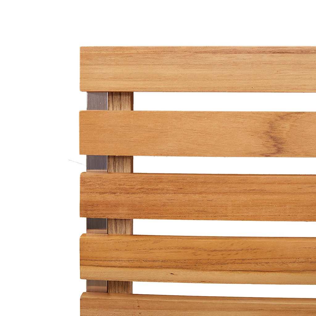 Garten Essgruppe 5 pcs Braun Massivholz Teak