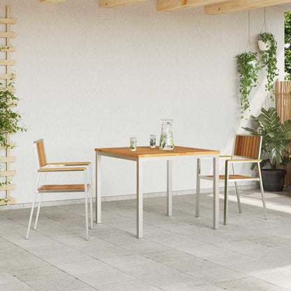 Outdoortisch-Set 3 stk. 90 x 90 x 75 cm