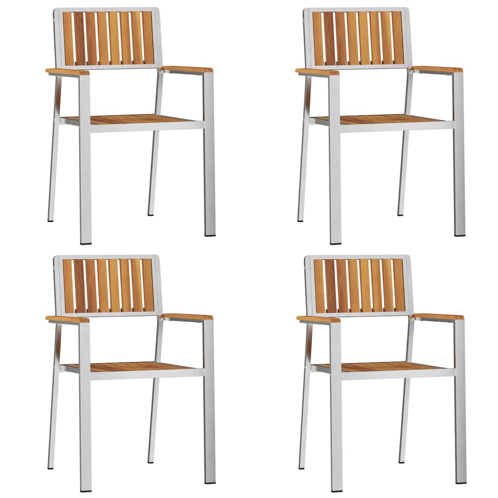 Outdoortisch-Set 5 stk. 90 x 90 x 75 cm