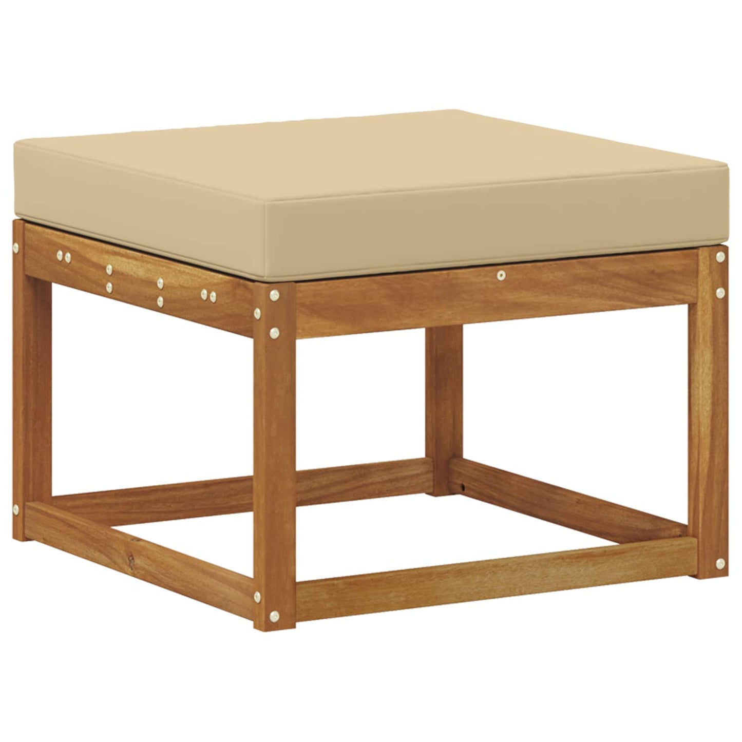 Outdoor-Sofagarnitur mit Kissen 8 pcs Natur und Beige