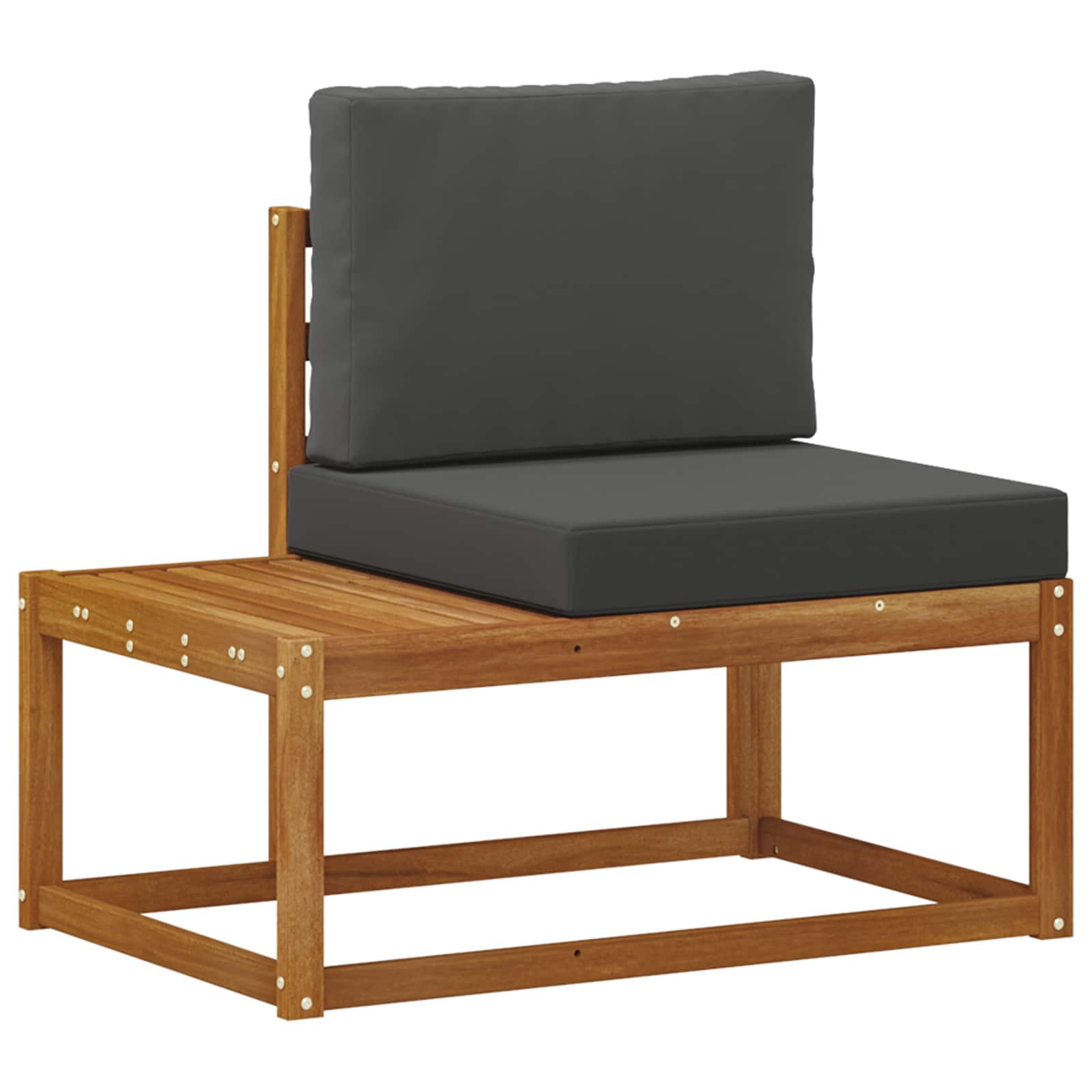 Outdoor-Sofagarnitur 2 stk. Natur
