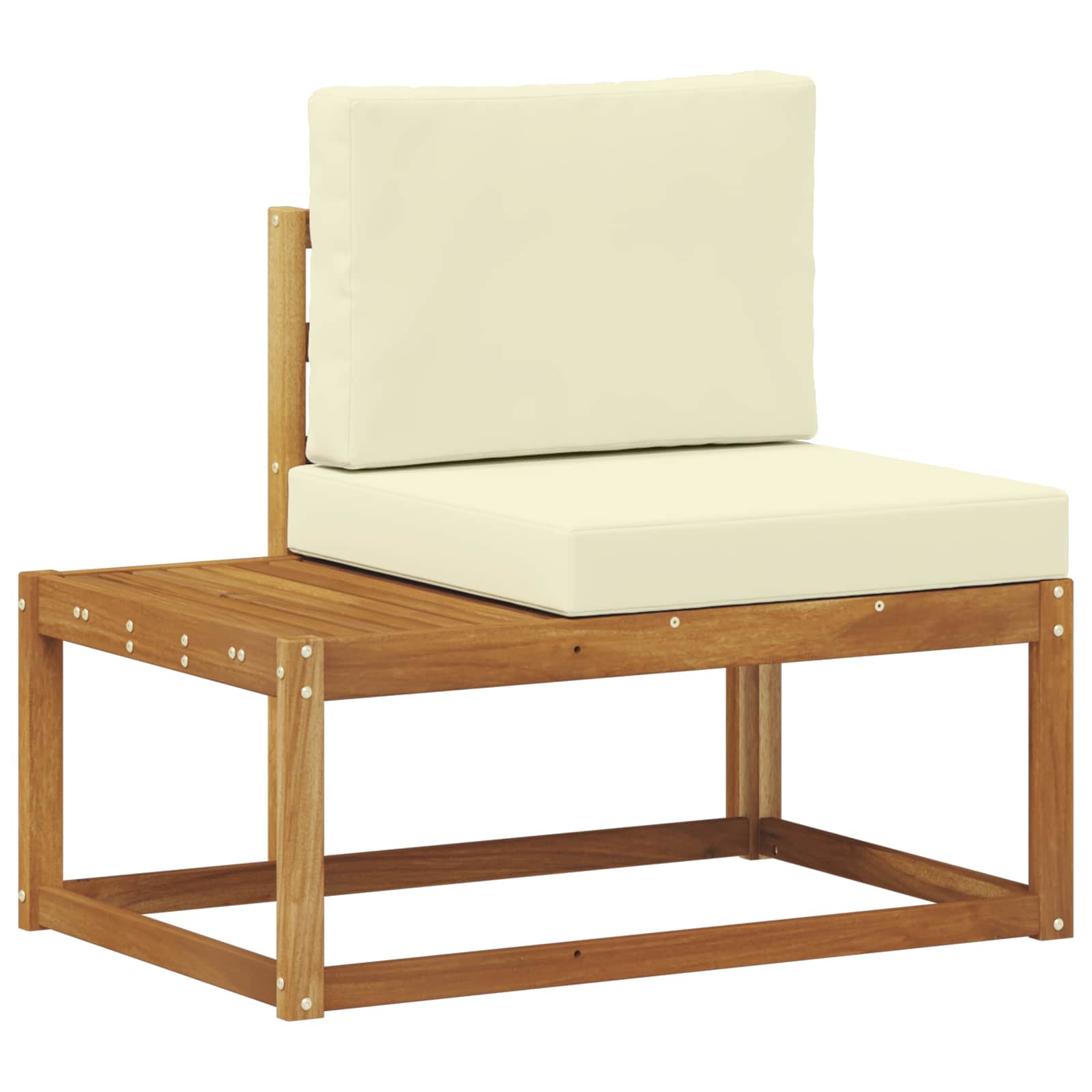 Outdoor-Sofagarnitur 3 stk. Natur