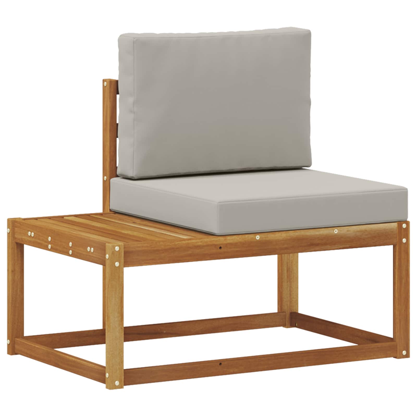 Outdoor-Sofagarnitur 3 stk. Natur